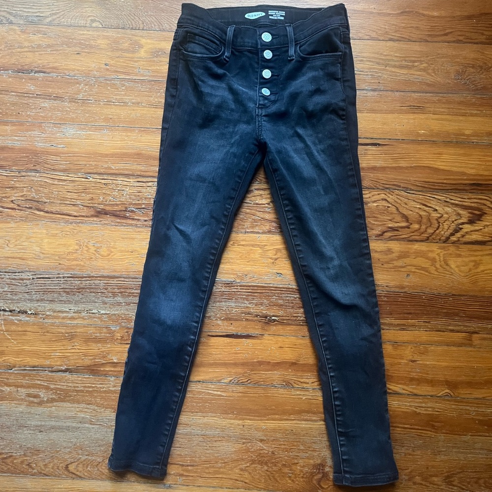 Girls black jegging